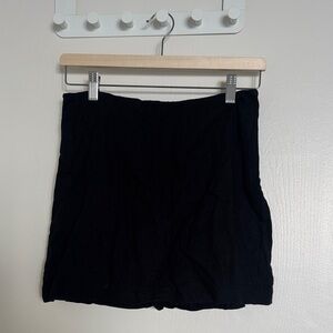 Abercrombie & Fitch Linen Blend Mini Skort